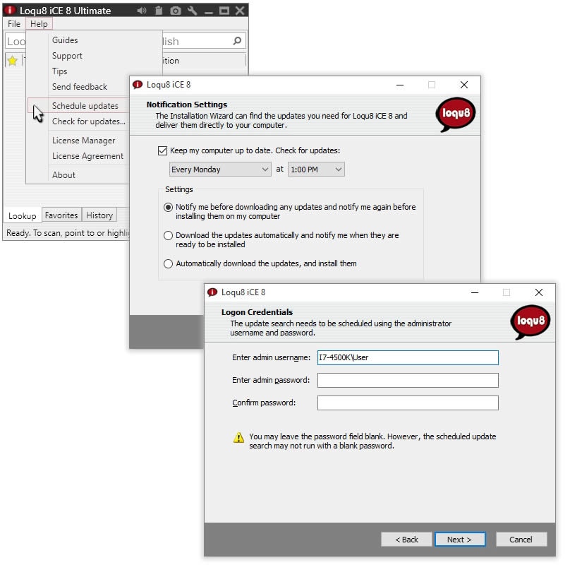 Loqu8 iCE 8 - Updates Utility